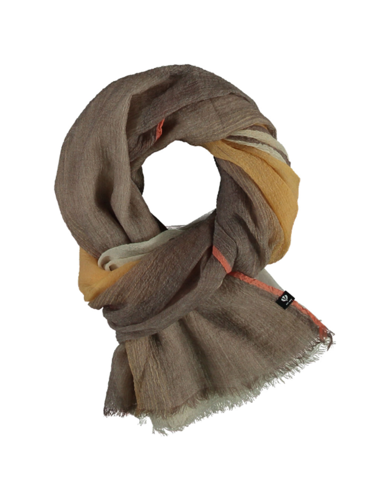 Ombre Lightweight Wool Wrap in Honey by Fraas