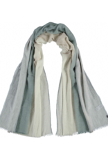 v. Fraas Ombre Lightweight Wool Wrap in Turquoise by Fraas