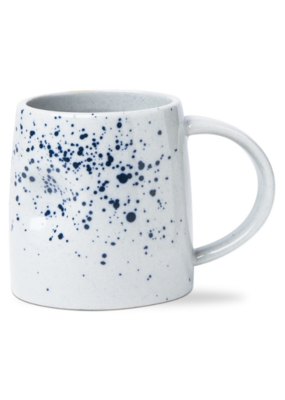 Indent Mug with Blue Splatter