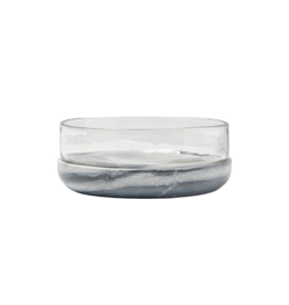 Glass &  Marble Chiller Bowl Large