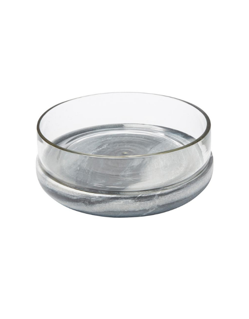 Glass &  Marble Chiller Bowl Large