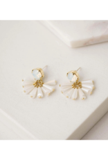 Lover's Tempo Crystal Confetti Earrings in White by Lover's Tempo