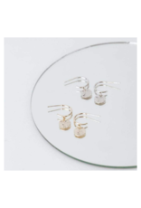 Lover's Tempo Everly Circle Hoop Earrings Silver-Plated by Lover's Tempo