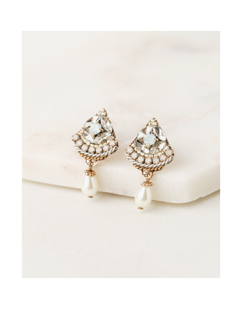 Lover's Tempo Garland Pearl Drop Earrings by Lover's Tempo