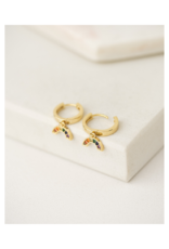 Lover's Tempo Riot Rainbow Drop Hoop Earrings by Lover's Tempo