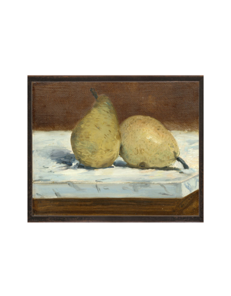 Celadon Art Vintage Pears 16"x13"