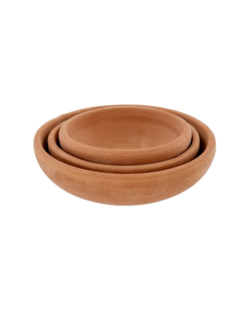 Indaba Trading Set of 3 Terracotta Bowls