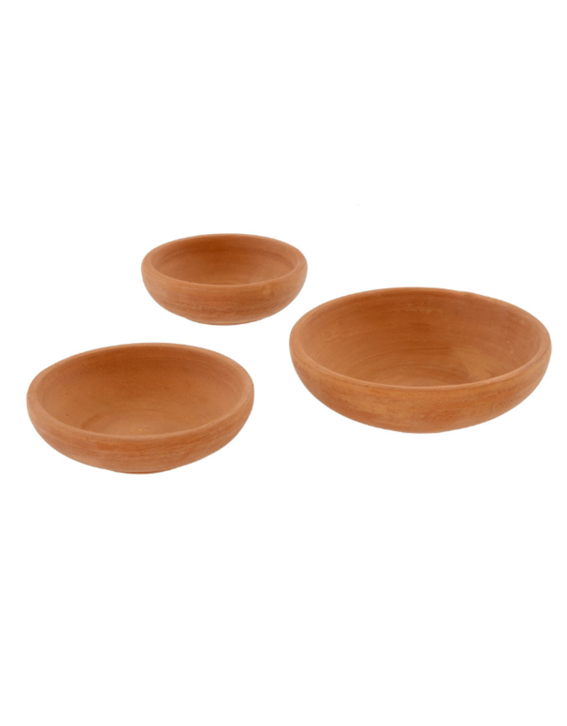 Indaba Trading Set of 3 Terracotta Bowls