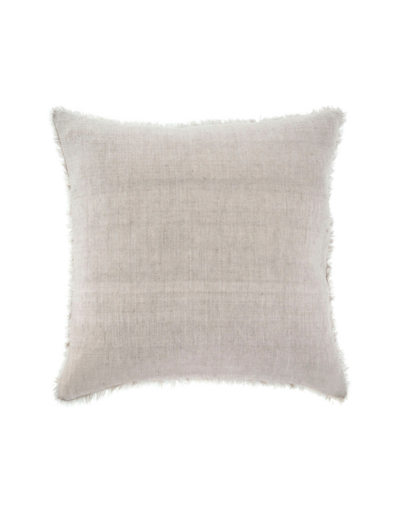 Indaba Trading Lina Linen Pillow in Oat 24"