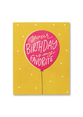 Your Birthday Is My Favourite Card