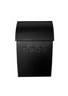 Milano Pointed Mailbox in Black