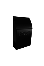 Milano Pointed Mailbox in Black