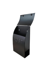 Milano Pointed Mailbox in Black