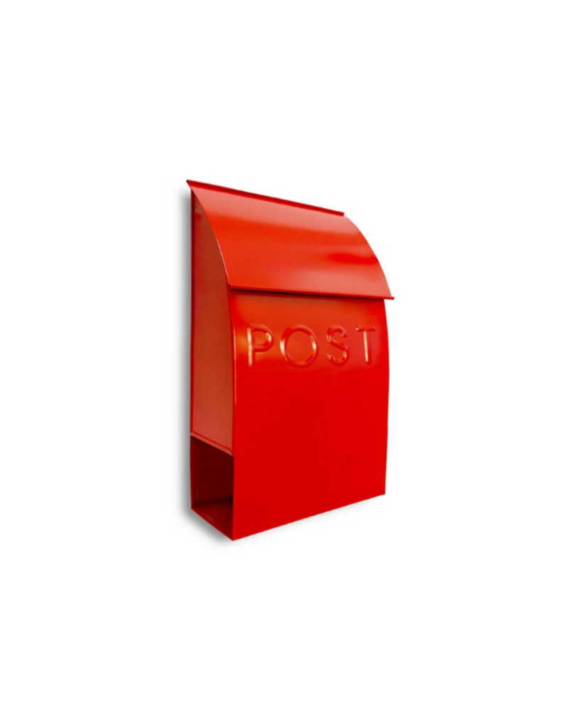 Milano Pointed Mailbox in Red