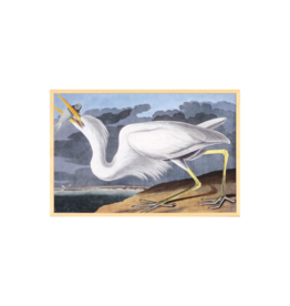 Celadon Art Great White Heron by John J. Audubon 28"x19"