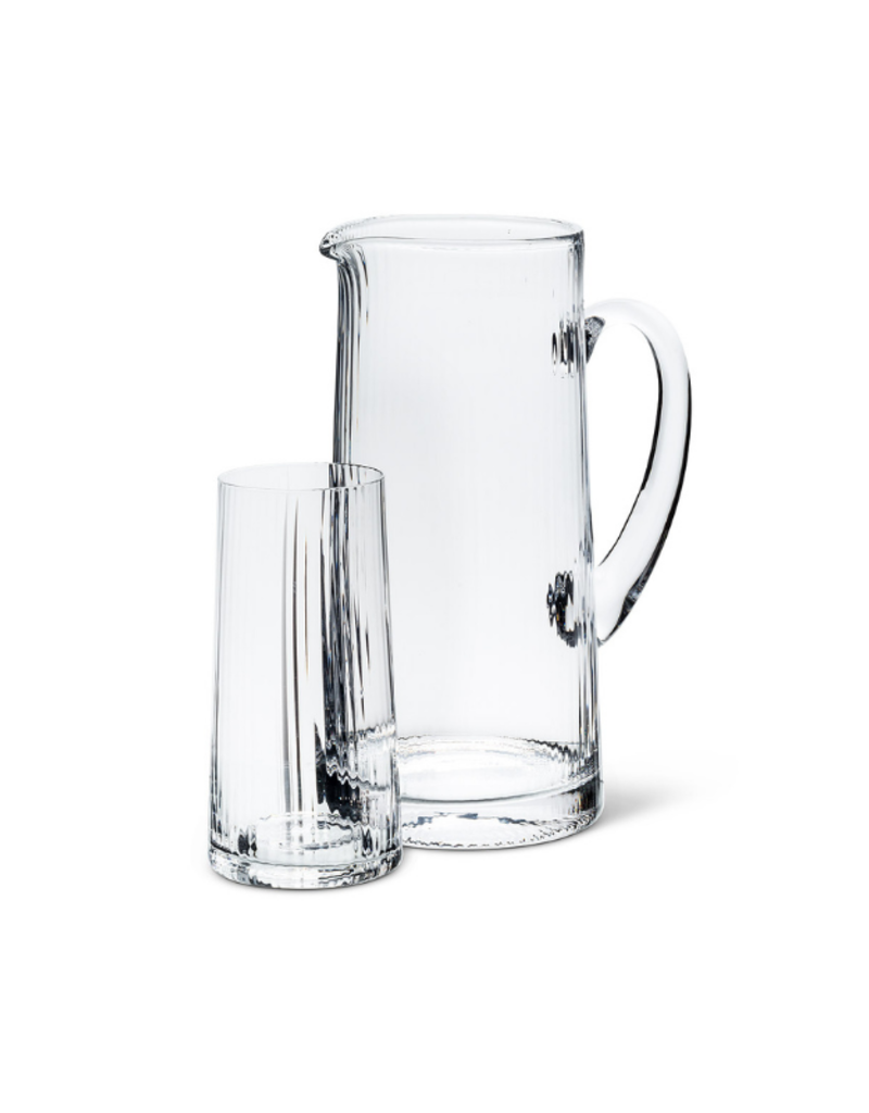 Optic Glass Jug