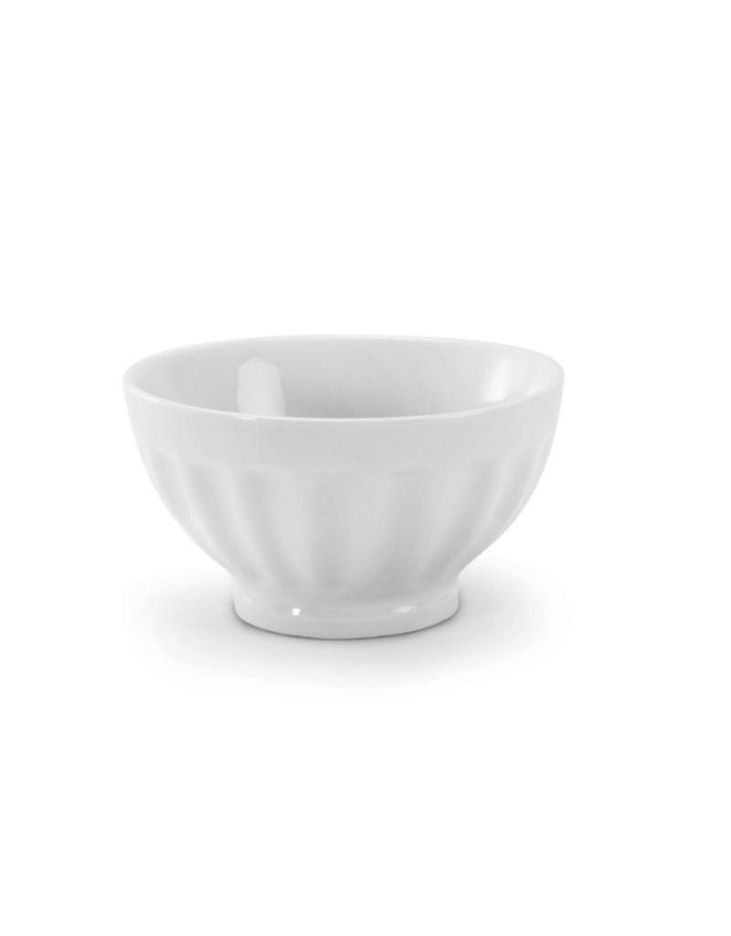 Fluted Bowl 8oz White The Art of Home