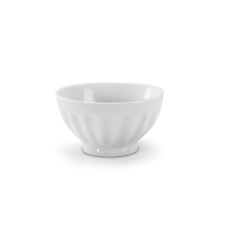 Fluted Bowl 8oz White The Art of Home