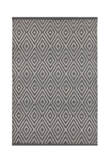 Dash & Albert Dash & Albert Diamond Indoor/Outdoor Rug in Graphite & Ivory 5' x 8'