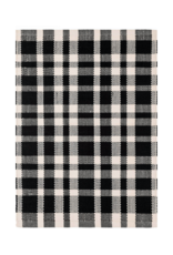 Dash & Albert Dash & Albert Tattersall Black Indoor/Outdoor Rug 5' x 8'