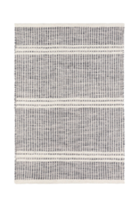 Dash & Albert Dash & Albert Malta Woven Wool Rug in Grey 2.5' x 8'