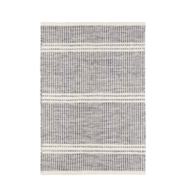 Dash & Albert Dash & Albert Malta Woven Wool Rug in Grey 2.5' x 8'