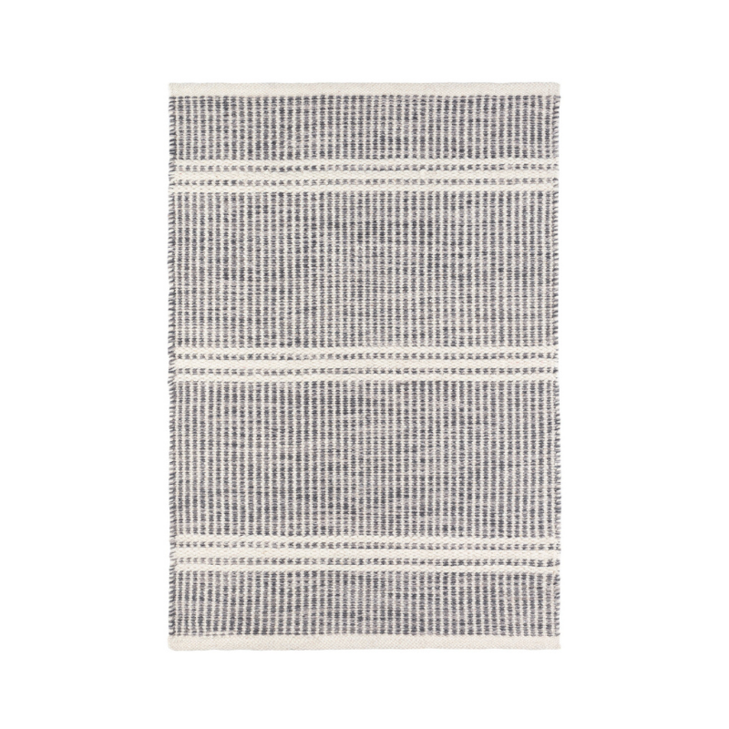 dash and albert malta grey woven wool rug