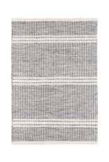 Dash & Albert Dash & Albert Malta Woven Wool Rug in Grey 5' x 8'