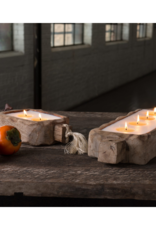 Himalayan Trading Post 2-Wick Grapefruit Pine Driftwood Tray by Himalayan Handmade Candle
