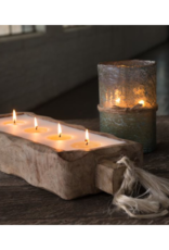 Himalayan Trading Post 2-Wick Grapefruit Pine Driftwood Tray by Himalayan Handmade Candle