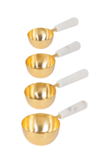 Danica Gold Measuring Cup Set with Marble Handles