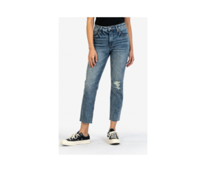Rachael High Rise Fab Ab Mom Jeans, Long Inseam, Management