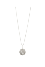 PILGRIM Love Coin Necklace in Silver by Pilgrim