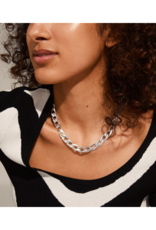 PILGRIM Hope Curb Chain Necklace in Silver by Pilgrim