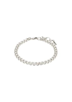 PILGRIM Peace Chain Bracelet in Silver by Pilgrim