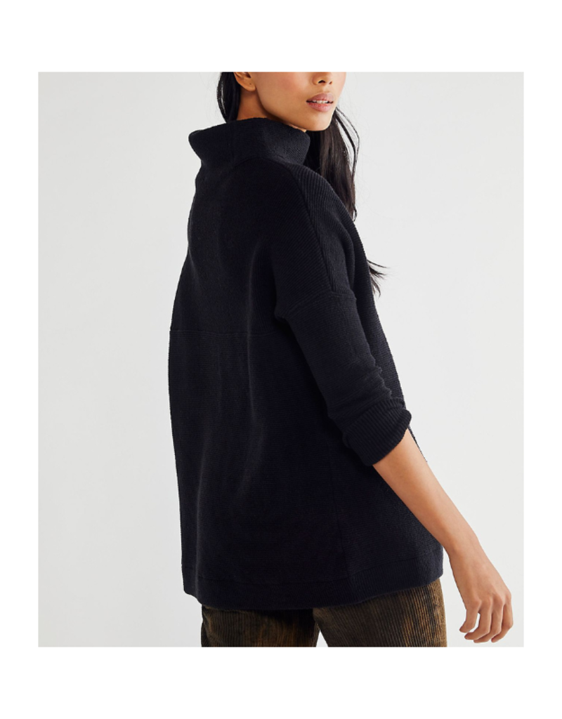 free people Ottoman Slouchy Tunic in Black by Free People