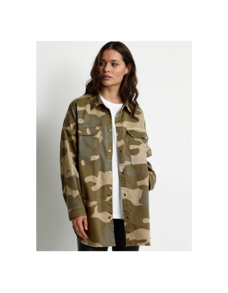 Culture Adelena Camouflage Shirt Jacket by Culture