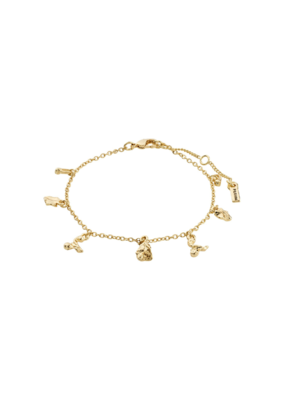 PILGRIM Peace Organic Charm Bracelet in Gold by Pilgrim