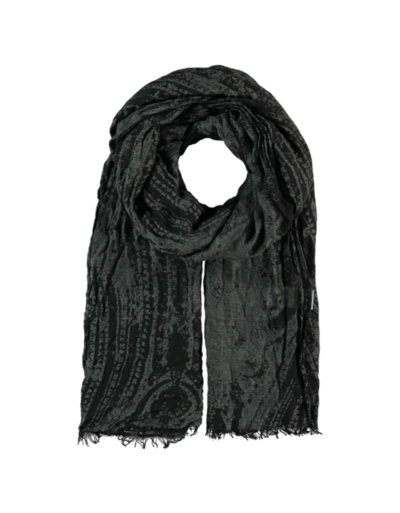 v. Fraas Paisley Burnout Scarf in Poppy Seed by Fraas