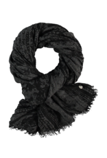 v. Fraas Paisley Burnout Scarf in Poppy Seed by Fraas