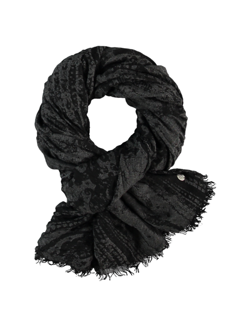 v. Fraas Paisley Burnout Scarf in Poppy Seed by Fraas