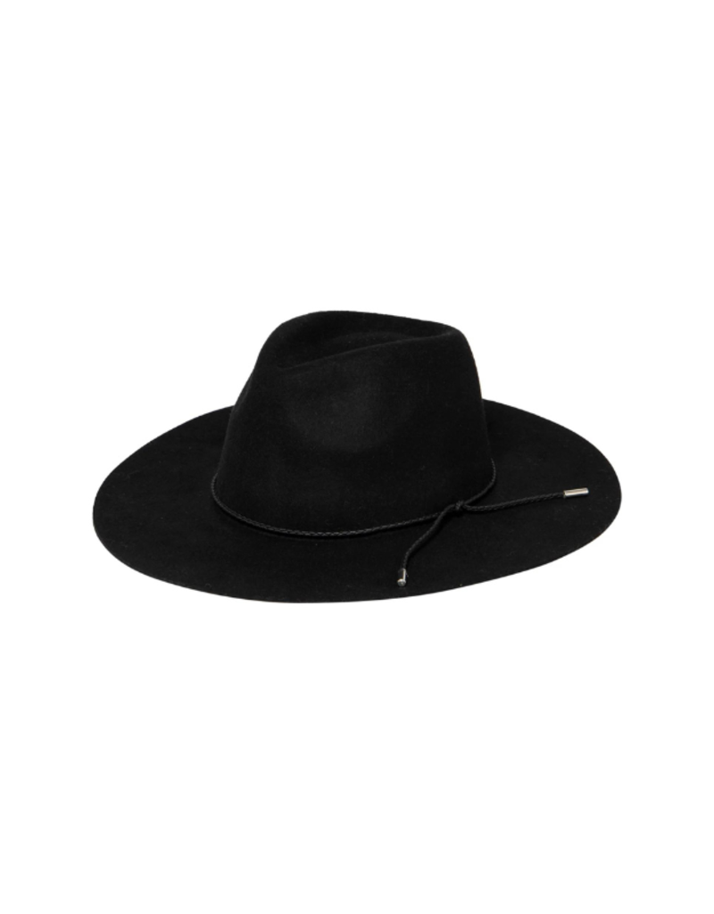 San Diego Hats LAST ONE - Anza Packable Fedora in Black by San Diego Hatsza Packable Fedora