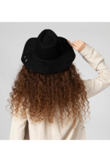 San Diego Hats LAST ONE - Anza Packable Fedora in Black by San Diego Hatsza Packable Fedora