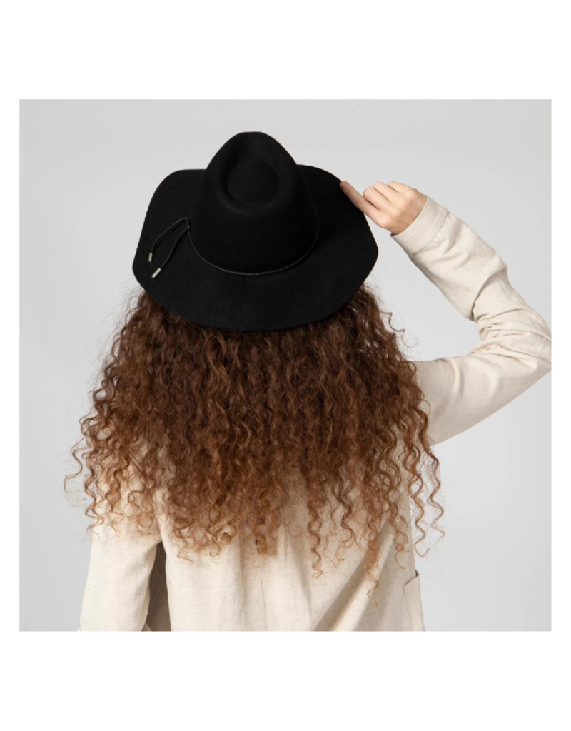 San Diego Hats LAST ONE - Anza Packable Fedora in Black by San Diego Hatsza Packable Fedora