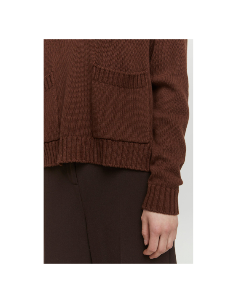 b.young Olia Sweater in Brunette by b.young