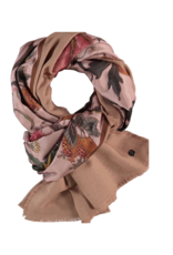 Floral Patchwork Scarf in English Rose by Fraas