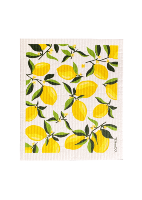 Ten & Co. Ten & Co. Swedish Sponge Cloth Lemon Blossom