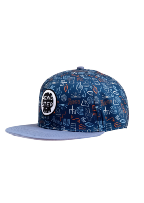HEADSTER Peace Out Snapback in Indigo by Headster