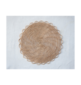 Creative Co-Op Woven Palm Placemat in Natural