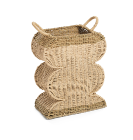 Scalloped Basket with Handles